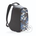 Nedobytný batoh Bobby Compact Camouflage modrý, Designio, 2020