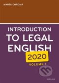 Introduction to Legal English Volume I. - Marta Chromá, Karolinum, 2020