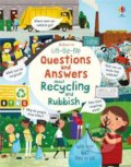 Questions and Answers about Recycling and Rubbish - Katie Daynes, Peter Donnelly (ilustrator), Usborne, 2020