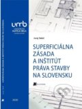 Superficiálna zásada a inštitút práva stavby na Slovensku - Juraj Takáč, Belianum, 2020
