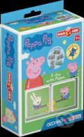Spoločenská hra: Magicube Peppa Pig a day with Peppa (Geomag). Geomag, 2020