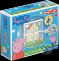 Spoločenská hra: Magicube Peppa Pig House and Garden (Geomag)