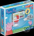 Spoločenská hra: Magicube Peppa Pig Travel with Peppa (Geomag). Geomag, 2020