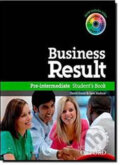 Kniha: Business Result DVD Edition Pre-intermediate Student´s Book + DVD-ROM Pack (David Grant a Jane Hudson). Oxford University Press, 2012
