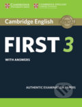 Cambridge English First 3 Student´s Book with Answers, Cambridge University Press, 2018