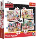 Puzzle: Minnie s přáteli 4v1 (Trefl). Trefl, 2020