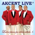 Akcent Live:  Ľudové piesne pre dobrú náladu 1 - Akcent, Hudobné albumy, 2018