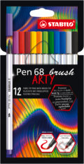 STABILO Pen 68 brush - ARTY - balenie 12 ks, STABILO, 2021