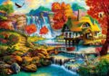 Puzzle: Country House by the Water Fall (Bluebird). Bluebird, 2021