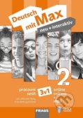 Kniha: Deutsch mit Max neu + interaktiv 2 - Pracovní sešit 3v1 (Fraus)