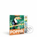 Spoločenská hra: Kreatívne samolepkové karty V džungli (Poppik). Poppik, 2021