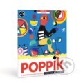 Spoločenská hra: Samolepková panoráma Moderné umenie (Poppik). Poppik, 2021