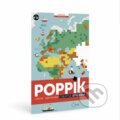 Samolepkový plagát Mapa sveta, Poppik, 2021
