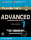 Kniha: Cambridge English Advanced 1 for exam from 2015: Self-study pk (SB with answers & Audio CDs (2)) (Cambridge University Press)