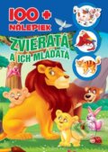Kniha: 100+nálepiek - Zvieratá a ich mláďatá (Foni book)