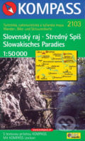 Slovenský raj - Stredný Spiš 1:50 000, Kompass