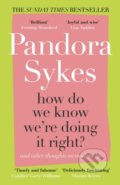 How Do We Know We&#039;re Doing It Right? - Pandora Sykes, Windmill Books, 2021