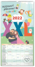 Nástenný Rodinný plánovací kalendár XXL 2022, 2021