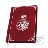 Zápisník Game of Thrones - Targaryen Premium - 