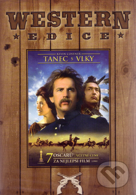 Film: Tanec s vlkmi (Kevin Costner) (DVD). Hollywood, 1990