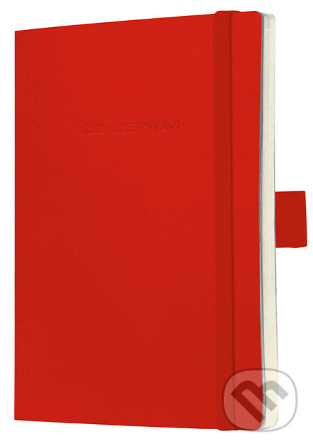 Notebook CONCEPTUM softcover červený 9,3 x 14 cm linajkový (Sigel)
