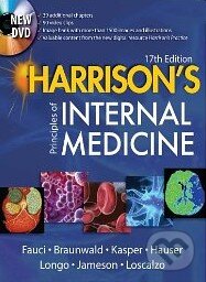 Kniha: Harrison's Principles of Internal Medicine (Anthony Fauci a Eugene Braunwald). McGraw-Hill, 2008