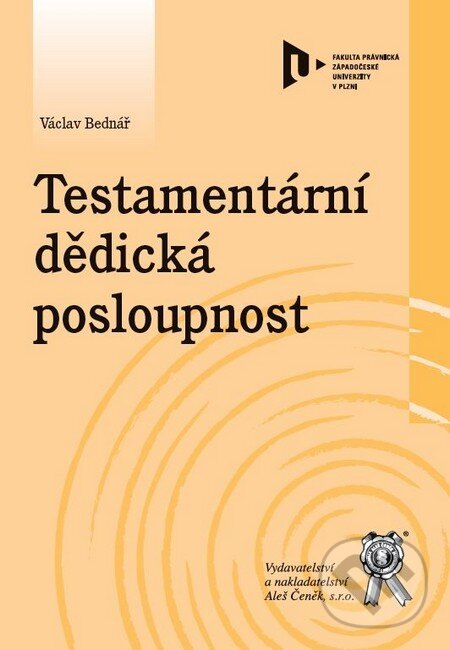 Kniha Testamentární dědická posloupnost
