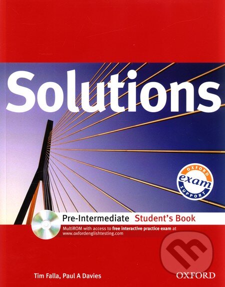 Levně Solutions - Pre-Intermediate - Student's Book with MultiROM Pack - kniha z kategorie Jazykové učebnice a slovníky