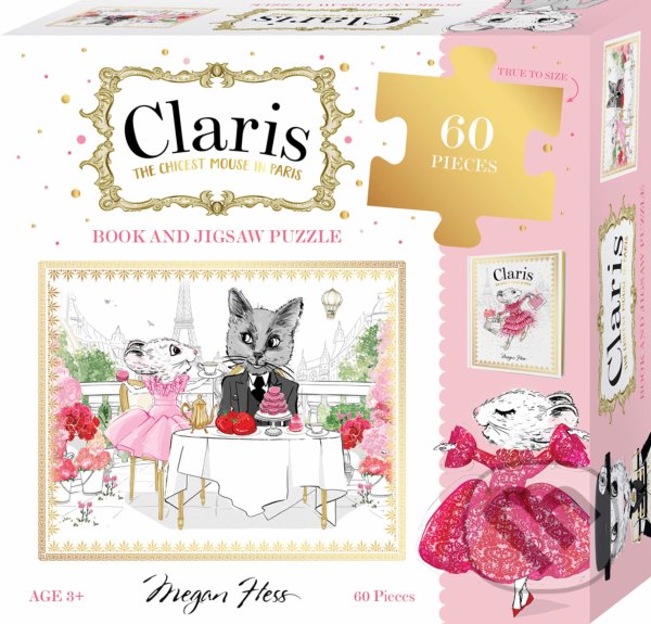 Levně Claris: The Chicest Mouse in Paris (Book and Jigsaw Puzzle Set) - kniha z kategorie Beletria
