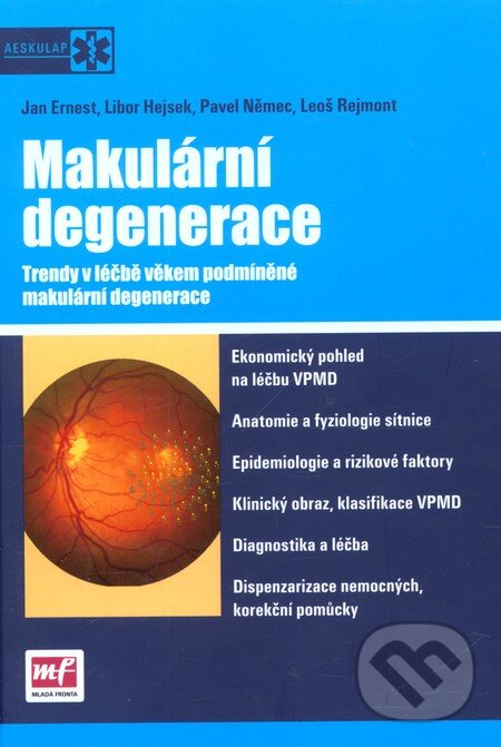 Kniha: Makulární degenerace (Jan Ernest)
