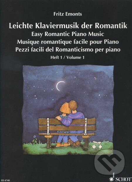 Levně Leichte Klaviermusik der Romantik / Easy Romantic Piano Music - kniha z kategorie Umenie, dizajn a architektúra