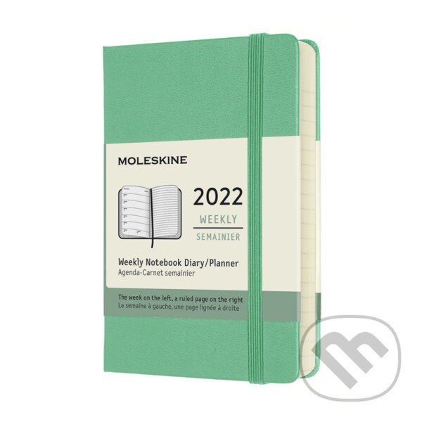 Moleskine – 12-mesačný plánovací zelený diár 2022, Moleskine, 2021