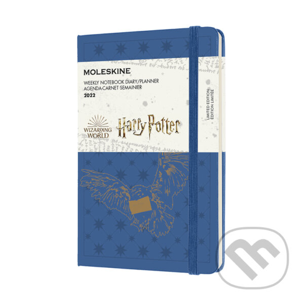 Moleskine – 12-mesačný modrý plánovací diár Harry Potter 2022, Moleskine, 2021