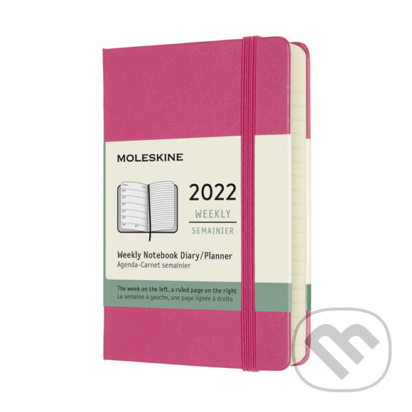 Moleskine – 12-mesačný plánovací ružový diár 2022, Moleskine, 2021