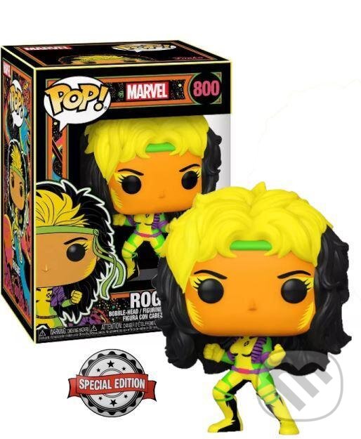 Funko POP Marvel: X-Men Classic - Rogue (BlackLight limited exclusive edition)
