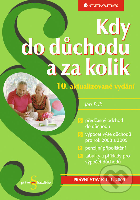 E-kniha: Kdy do důchodu a za kolik (Jan Přib). Grada, 2008