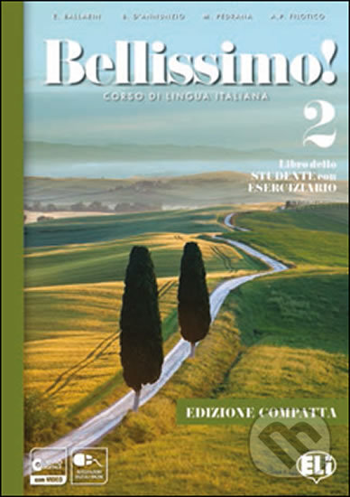 Kniha: Bellissimo! 2 (M. Pedrana, Barbara d'Annunzio a Elena Ballarin). Eli, 2016