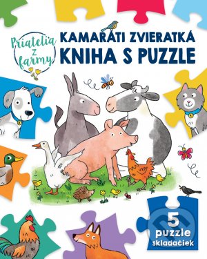 Kniha Kamaráti zvieratká kniha s puzzle