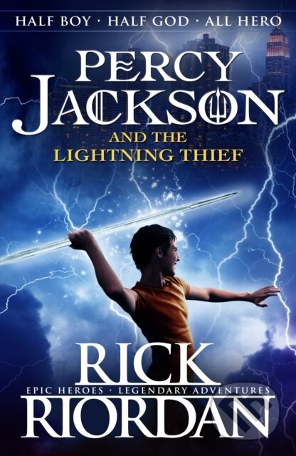 E-kniha: Percy Jackson and the Lightning Thief (Rick Riordan). Penguin Books, 2008