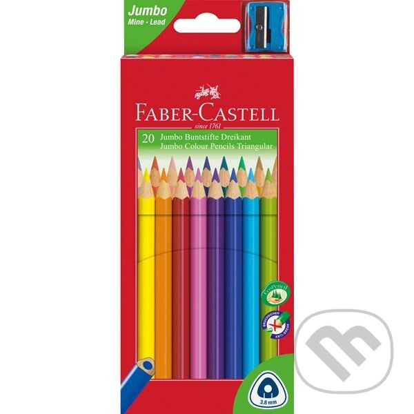 Pastelky Junior grip set 20 farebné, Faber-Castell, 2020