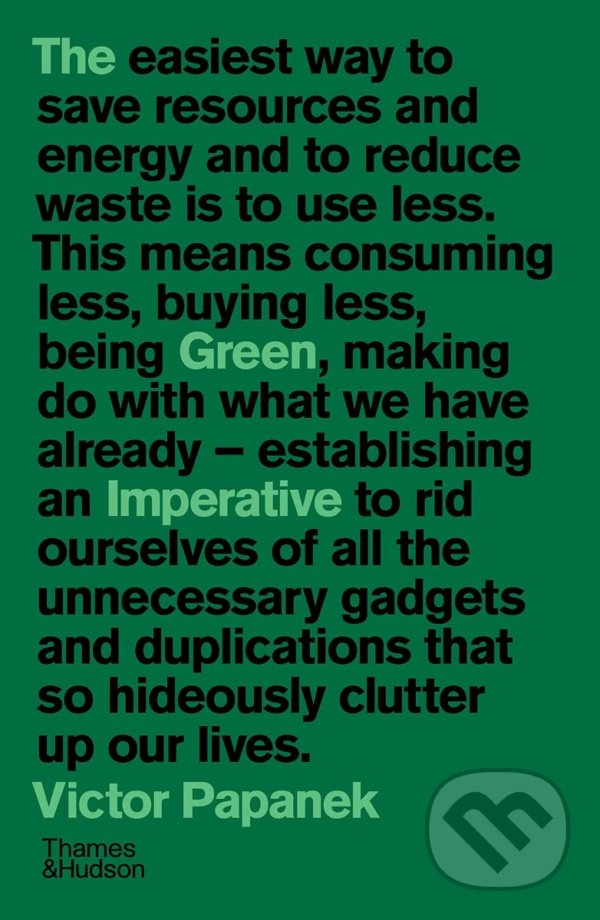 Levně The Green Imperative (Ecology and Ethics in Design and Architecture) - kniha z kategorie Humanitné a spoločenské vedy