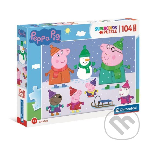 Clementoni MAXI Prasátko Peppa 23752 104 dílků