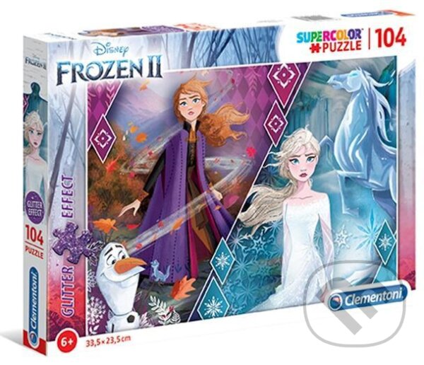 Levně Supercolor Glitter - Frozen 2 - puzzle z kategorie Disney