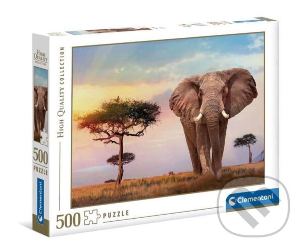 Levně Africký západ slunce - puzzle z kategorie Prírodné scenérie