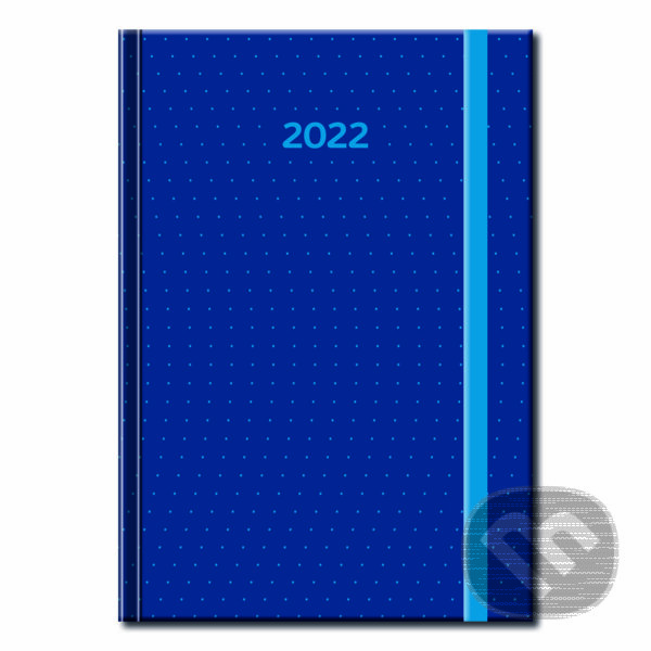 Denný diár Point 2022 - modrý, Spektrum grafik, 2021
