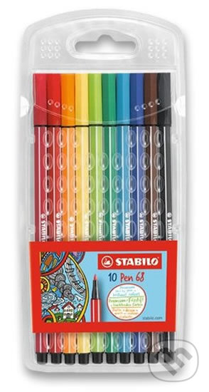 Levně Fixka STABILO Pen 68 sada 10 ks