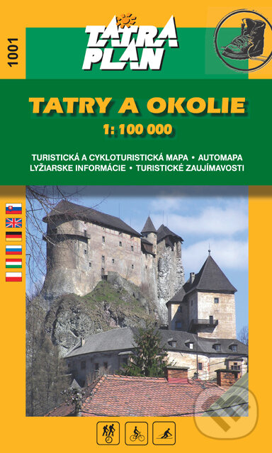 Levně Tatry a okolie 1:100 000 (TM 1001)