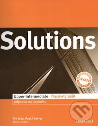 Levně Solutions - Upper Intermediate - Pracovný zošit (Príprava na maturitu) - kniha z kategorie Jazykové učebnice a slovníky