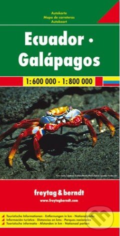 Levně Ecuador 1:600 000, Galápagos 1:800 000 (Automapa)