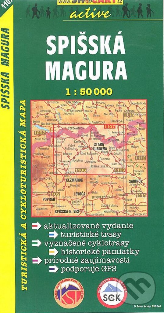 Levně Spišská Magura 1:50 000 (Turistická mapa 1107)
